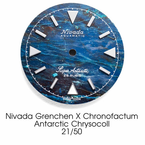 Nivada Grenchen X Chronofactum Antarctic Chrysocoll