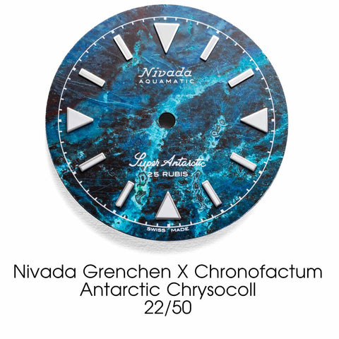 Nivada Grenchen X Chronofactum Antarctic Chrysocoll
