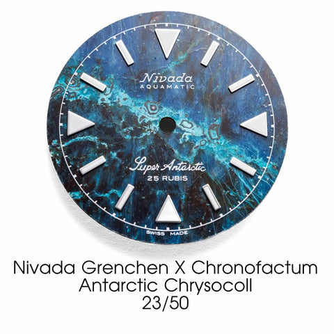 Nivada Grenchen X Chronofactum Antarctic Chrysocoll