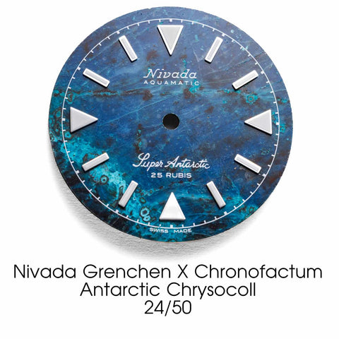 Nivada Grenchen X Chronofactum Antarctic Chrysocoll