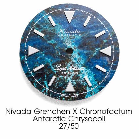 Nivada Grenchen X Chronofactum Antarctic Chrysocoll