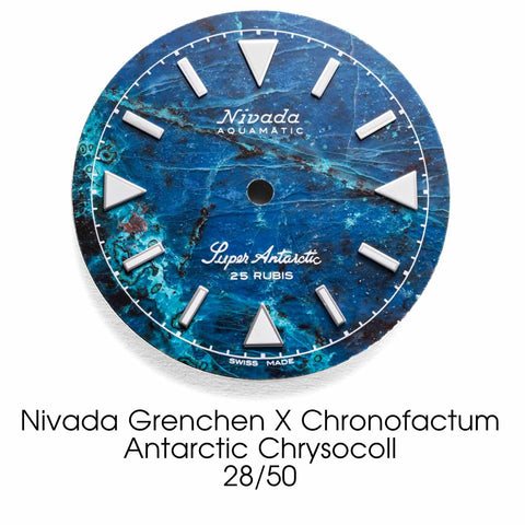 Nivada Grenchen X Chronofactum Antarctic Chrysocoll