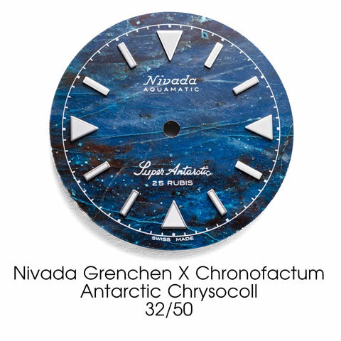 Nivada Grenchen X Chronofactum Antarctic Chrysocoll