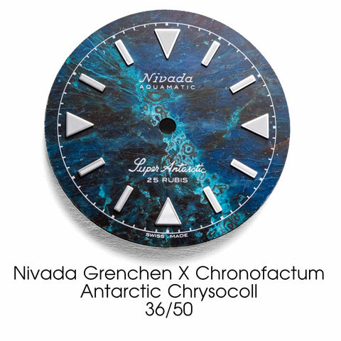 Nivada Grenchen X Chronofactum Antarctic Chrysocoll