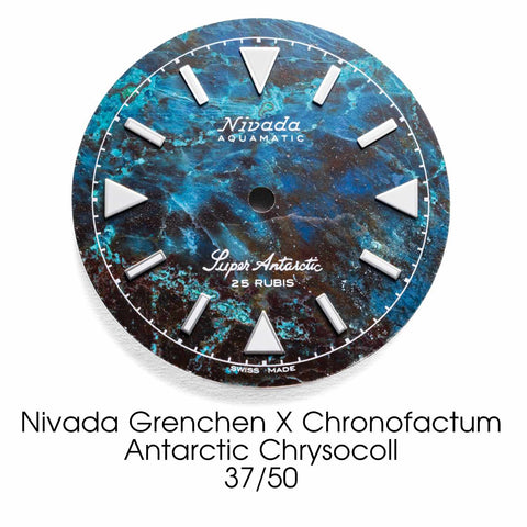 Nivada Grenchen X Chronofactum Antarctic Chrysocoll