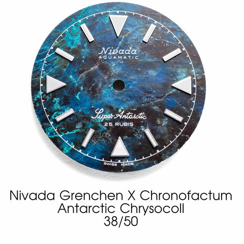 Nivada Grenchen X Chronofactum Antarctic Chrysocoll