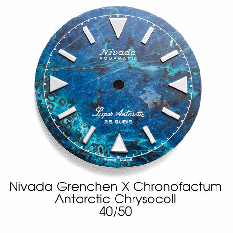 Nivada Grenchen X Chronofactum Antarctic Chrysocoll