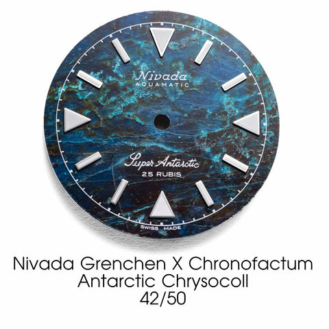 Nivada Grenchen X Chronofactum Antarctic Chrysocoll