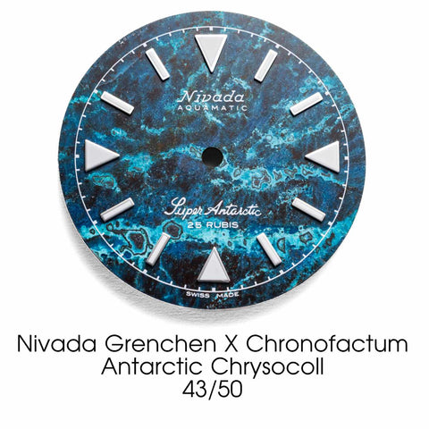Nivada Grenchen X Chronofactum Antarctic Chrysocoll