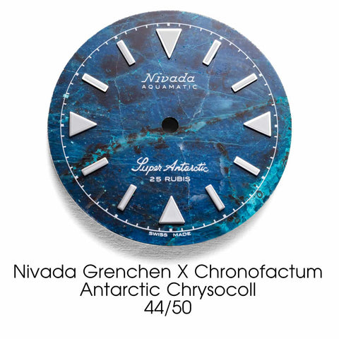 Nivada Grenchen X Chronofactum Antarctic Chrysocoll