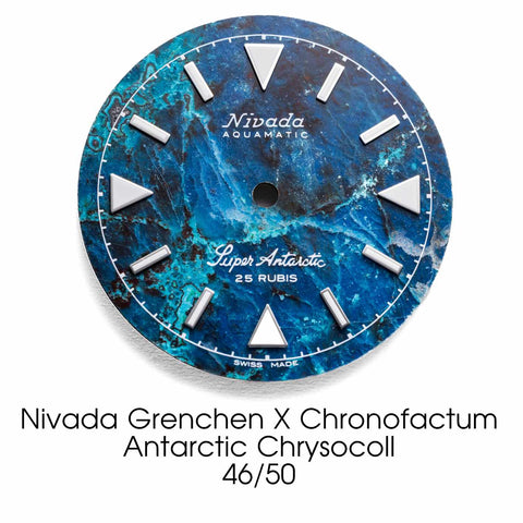 Nivada Grenchen X Chronofactum Antarctic Chrysocoll
