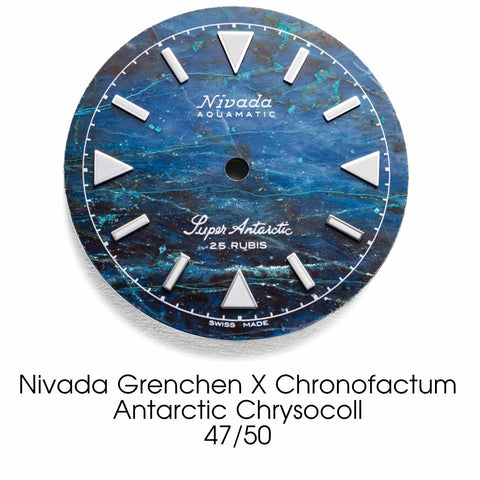 Nivada Grenchen X Chronofactum Antarctic Chrysocoll
