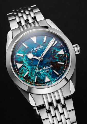 Nivada Grenchen X Chronofactum Antarctic Chrysocoll