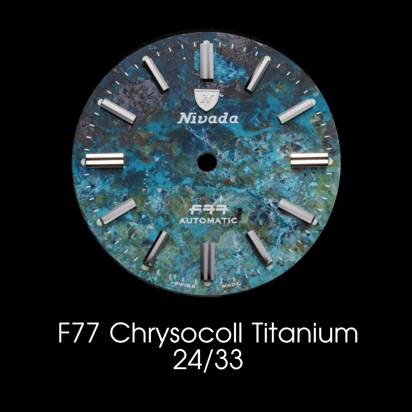 Nivada Grenchen F77 Titanium Chrysocoll Special Edition