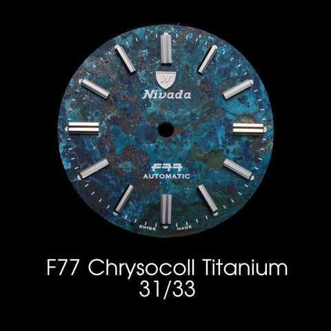 Nivada Grenchen F77 Titanium Chrysocoll - Dial Selection
