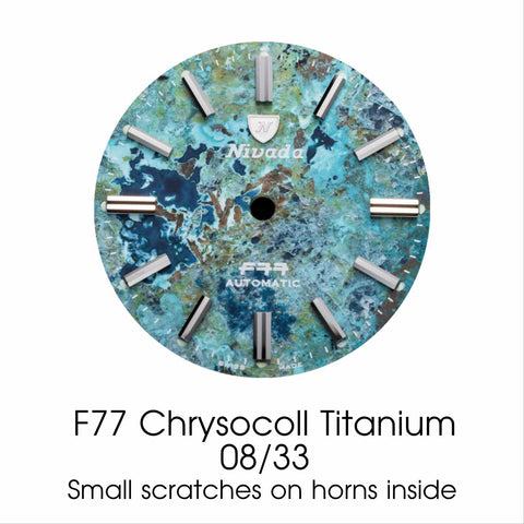 Nivada Grenchen F77 Titanium Chrysocoll Special Edition