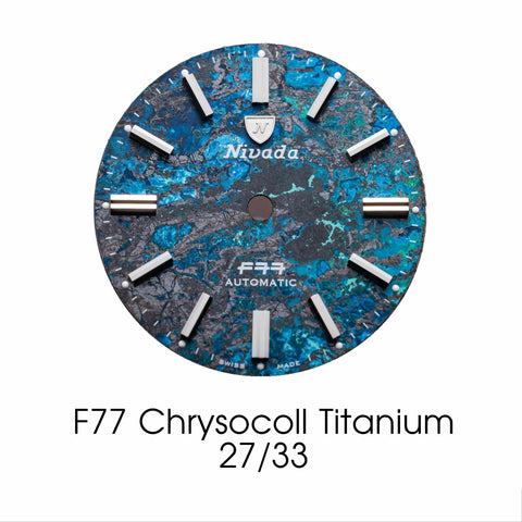 Nivada Grenchen F77 Titanium Chrysocoll Special Edition