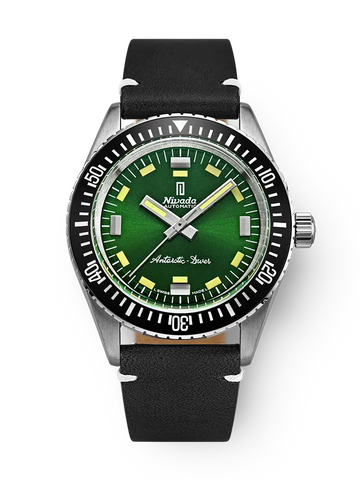 Nivada Grenchen Antarctic Diver Green - No Date - 32059A