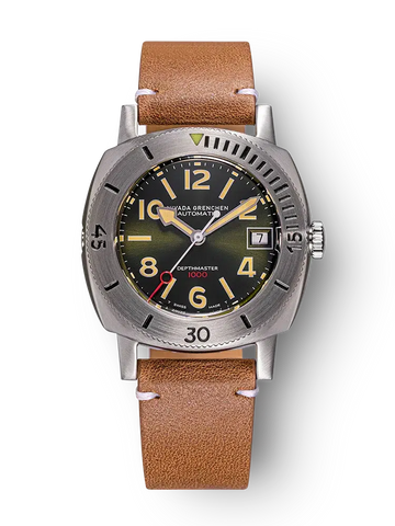 Nivada Grenchen Depthmaster - Numerals Date Green 14103A