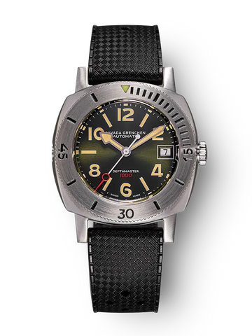 Nivada Grenchen Depthmaster - Numerals Date Green 14103A