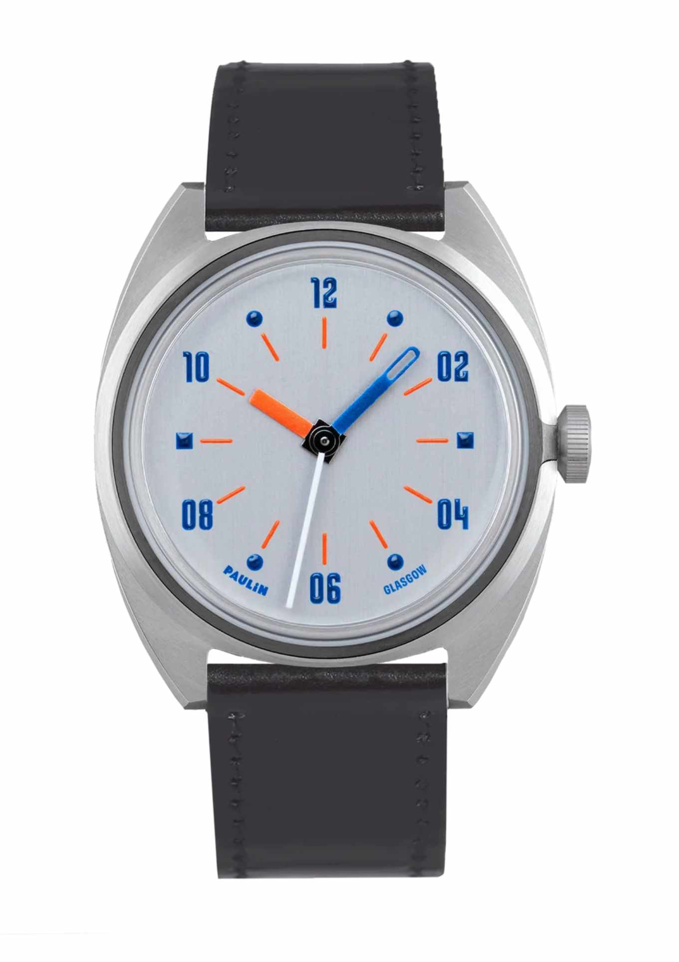 Black leather strap - S