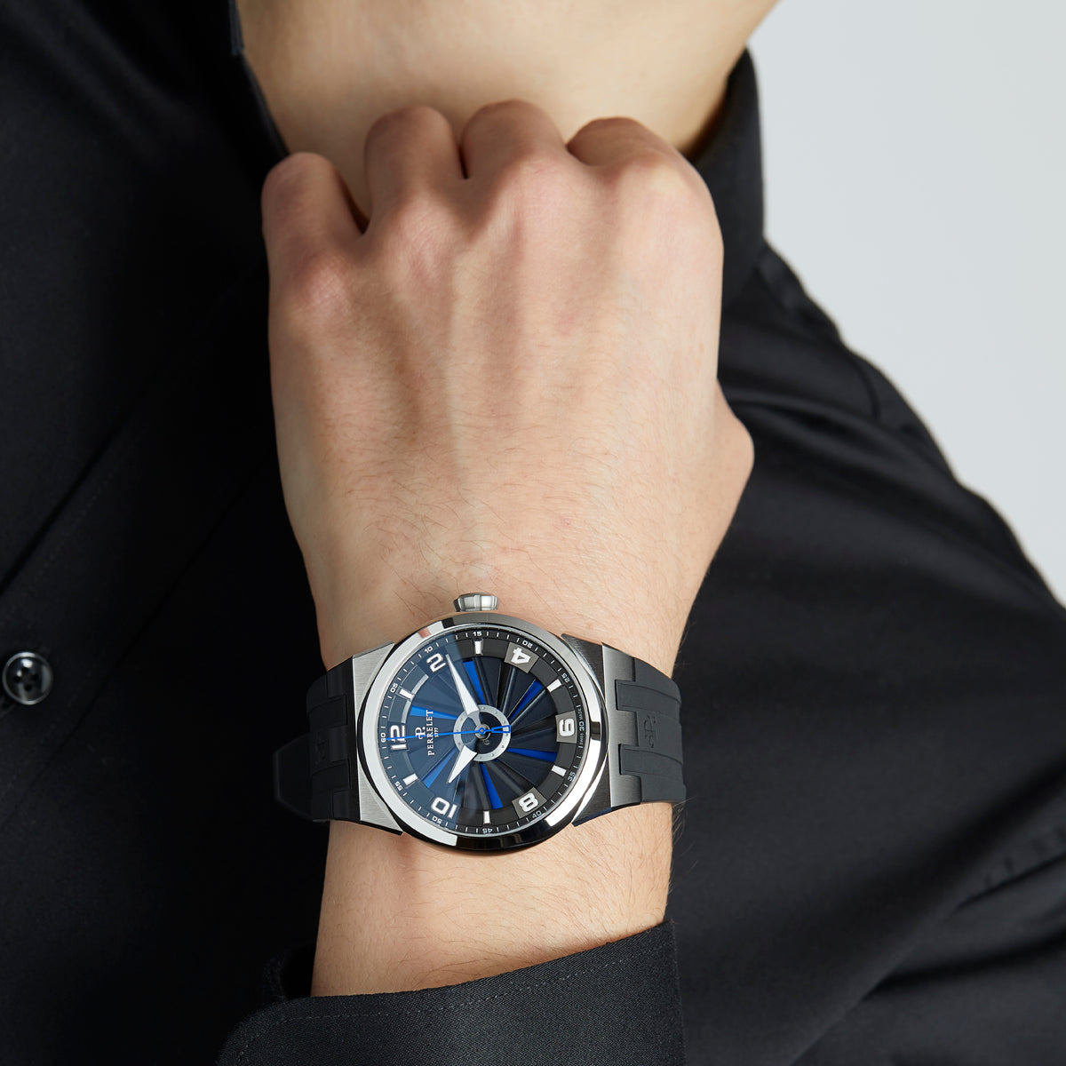 Perrelet Turbine Evo Blue A4062 – chronofactum.com