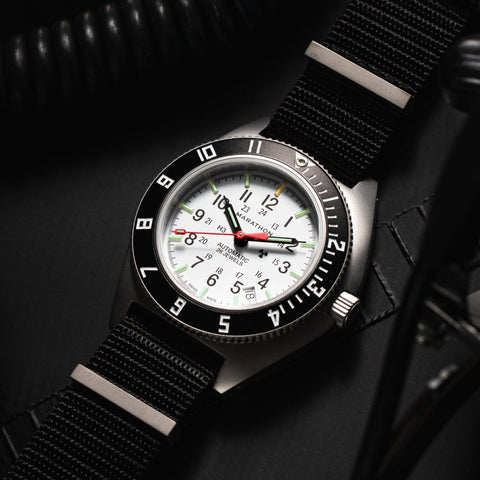 MARATHON 41mm Arctic Steel Navigator w/ Date Automatic (Arctic SSNAV-D Auto) - WW194030SS