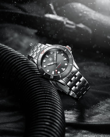 Second Hour Gin Clear MK III - Dark Rhodium
