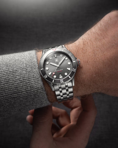Second Hour Gin Clear MK III - Dark Rhodium