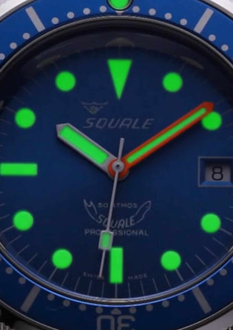Squale 1521 Blue Blasted 1521BLUEBL