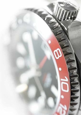 Squale 1545 GMT Black-Red Special Edition