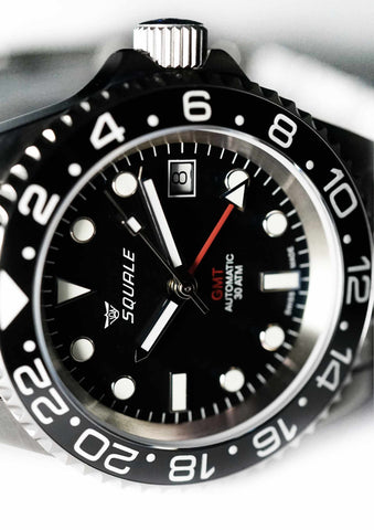 Squale 1545 GMT Black Special Edition