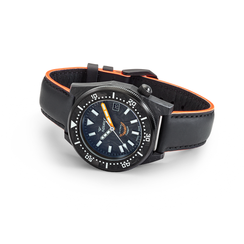 Squale T-183 Forged Carbon Orange T183AFCOR
