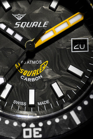 Squale T-183 Forged Carbon Yellow T183AFCY
