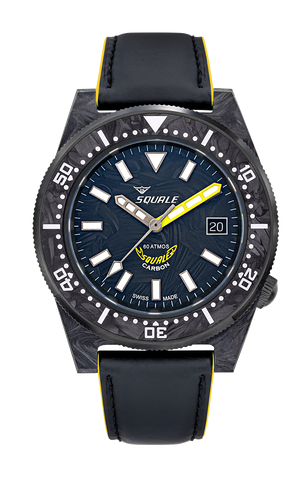 Squale T-183 Forged Carbon Yellow T183AFCY
