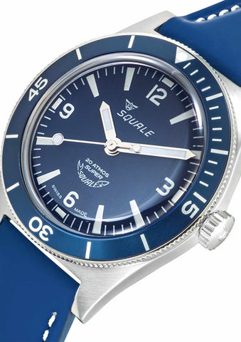 Super Squale Numerals Blue SUPERMBLBL