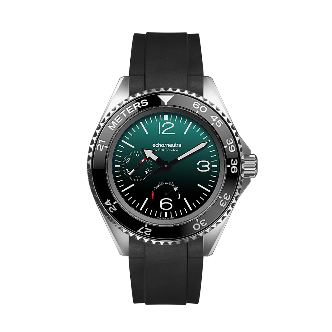 Set: steel strap + black rubber strap