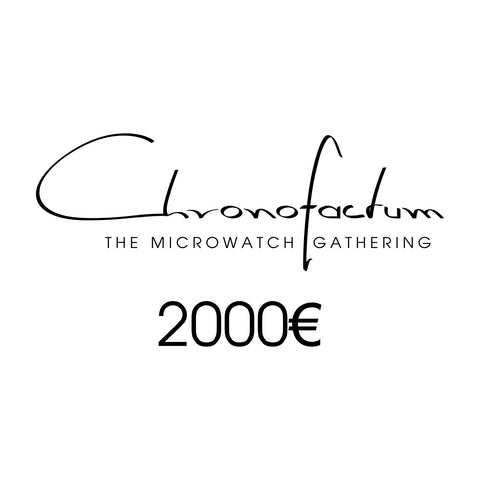 Voucher / Gutschein - 2000€