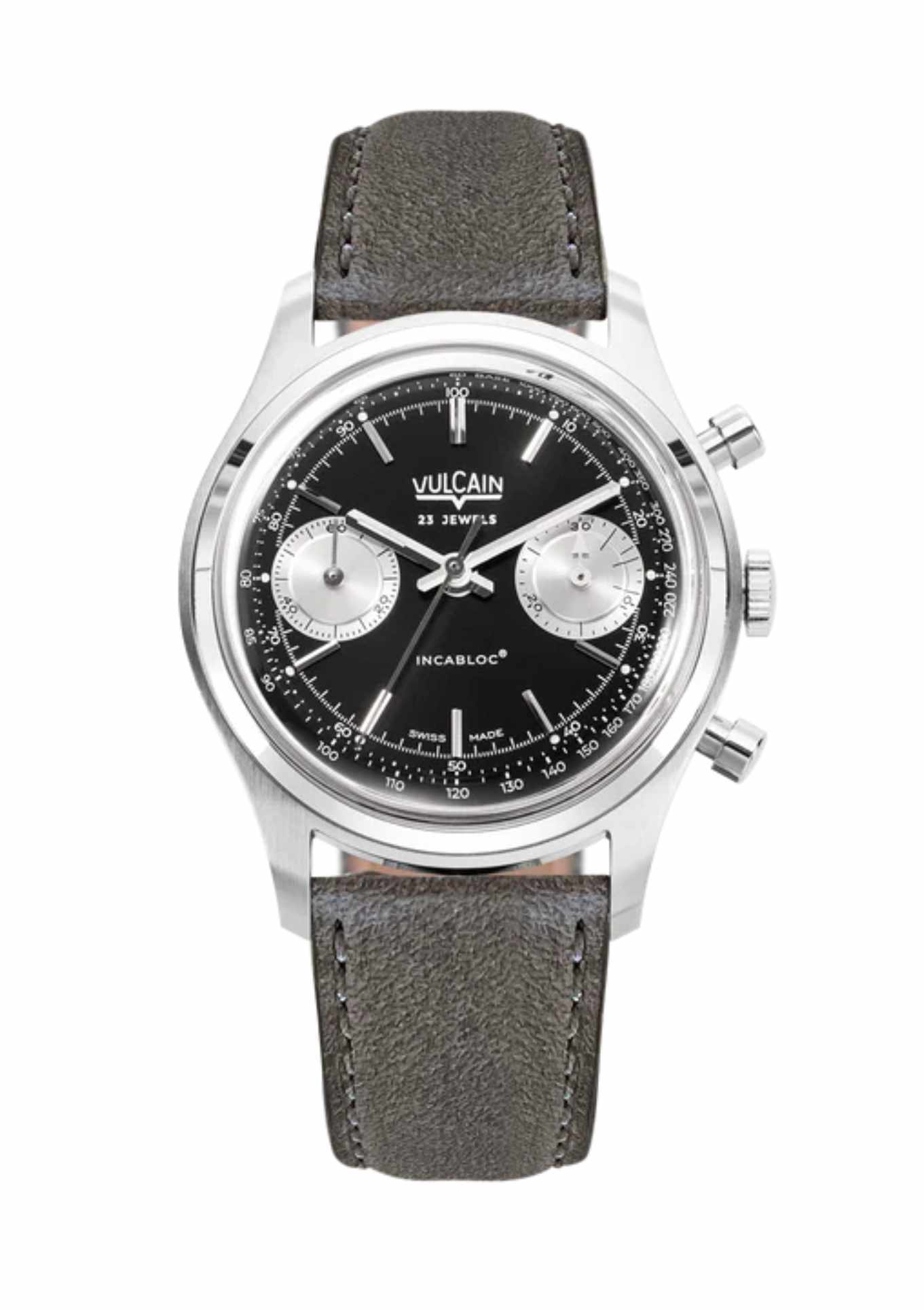 Lederband Grau