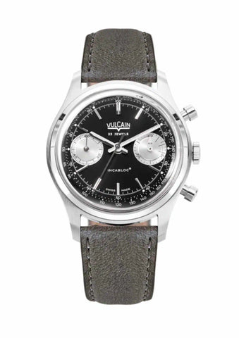 Vulcain Chronograph Black-Silver