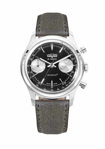 Vulcain Chronograph Black-Silver