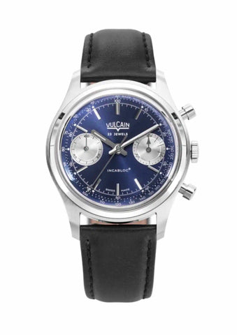 Vulcain Chronograph Black-Silver