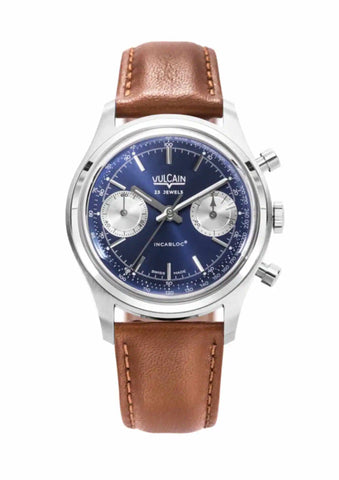 Vulcain Chronograph Black-Silver