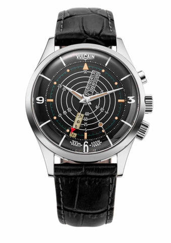 Vulcain Nautical - Black Beige Patina - Plexiglass