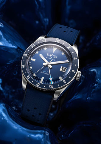 Vulcain Skindiver Nautique GMT Blue Limited Edition 680174B37