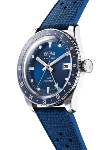 Vulcain Skindiver Nautique GMT Blue Limited Edition 680174B37