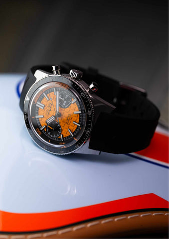 Vulcain X Chronofactum Skindiver Chronograph 1973 Orange