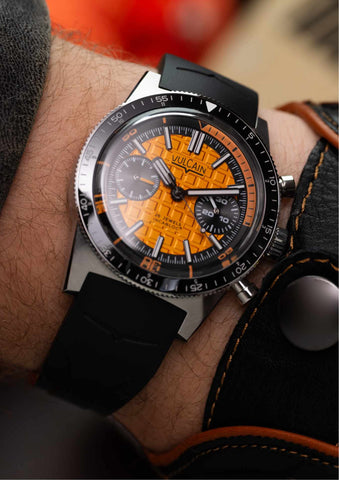 Vulcain X Chronofactum Skindiver Chronograph 1973 Orange
