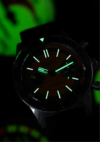 Vulcain X Chronofactum Skindiver Chronograph 1973 Orange
