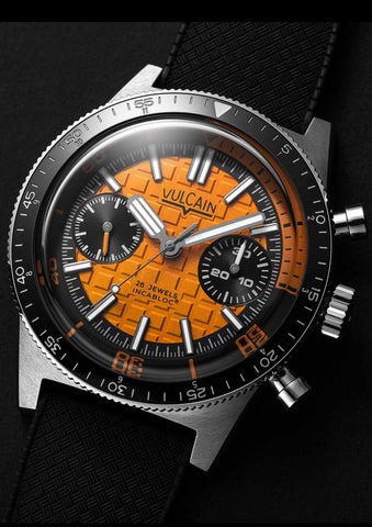 Vulcain X Chronofactum Skindiver Chronograph 1973 Orange